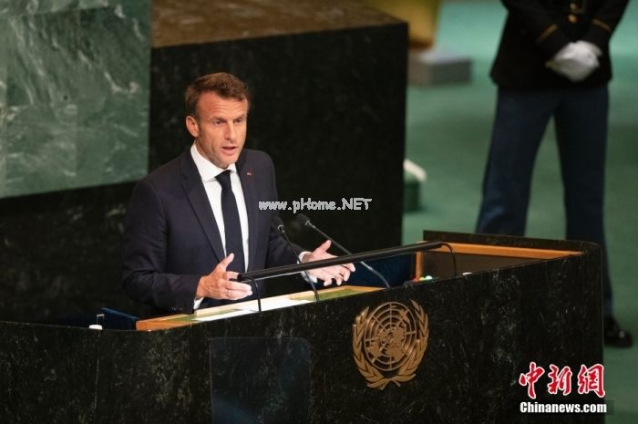 资料图:法国总统马克龙。 中新社记者 廖攀 摄 资料图:法国总统马克龙。 中新社记者 廖攀 摄